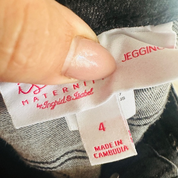 Maternity denim pants, new, sizes 2 and 4 from Target - Picture 4 of 5